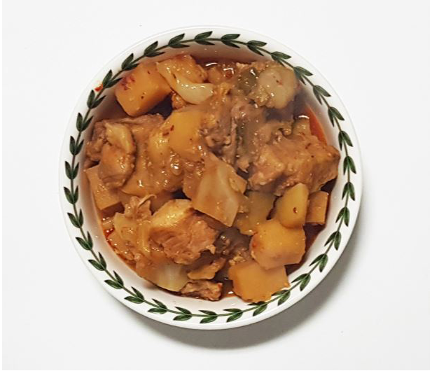 무수분 된장찜
