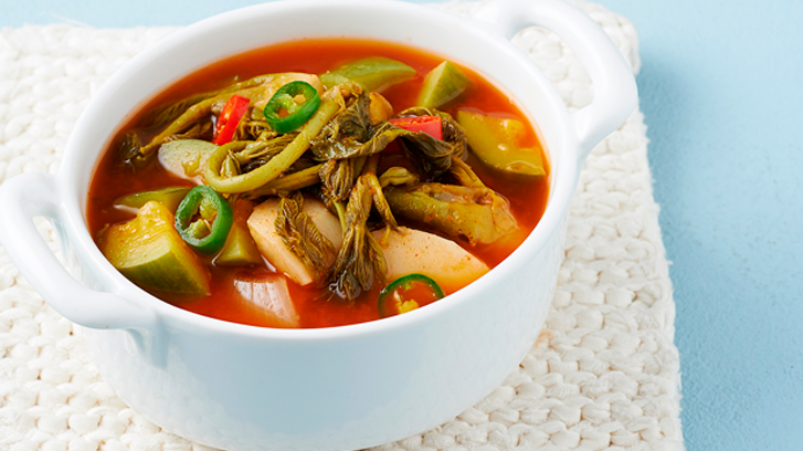 두릅고추장찌개