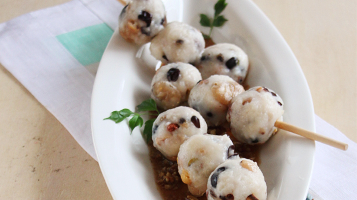 모듬 콩 경단 꼬치