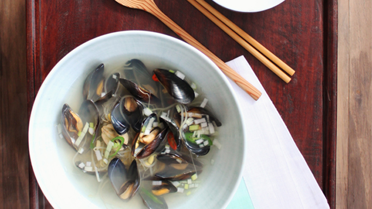 콩나물 홍합탕