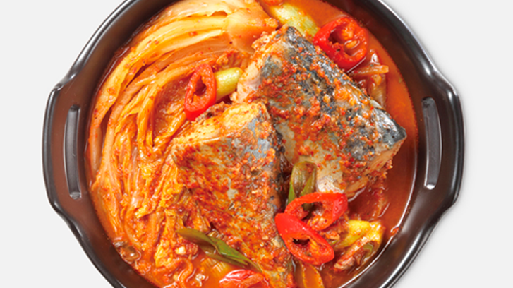 김치고등어조림