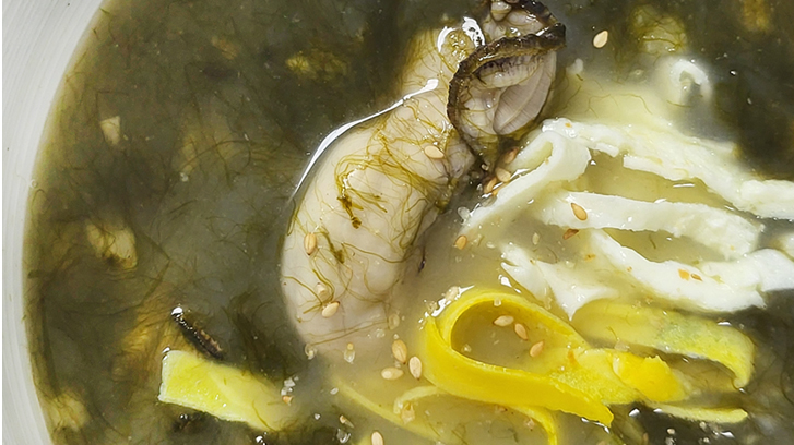 매생이 굴 떡국