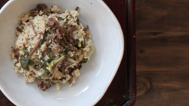 우거지불고기밥